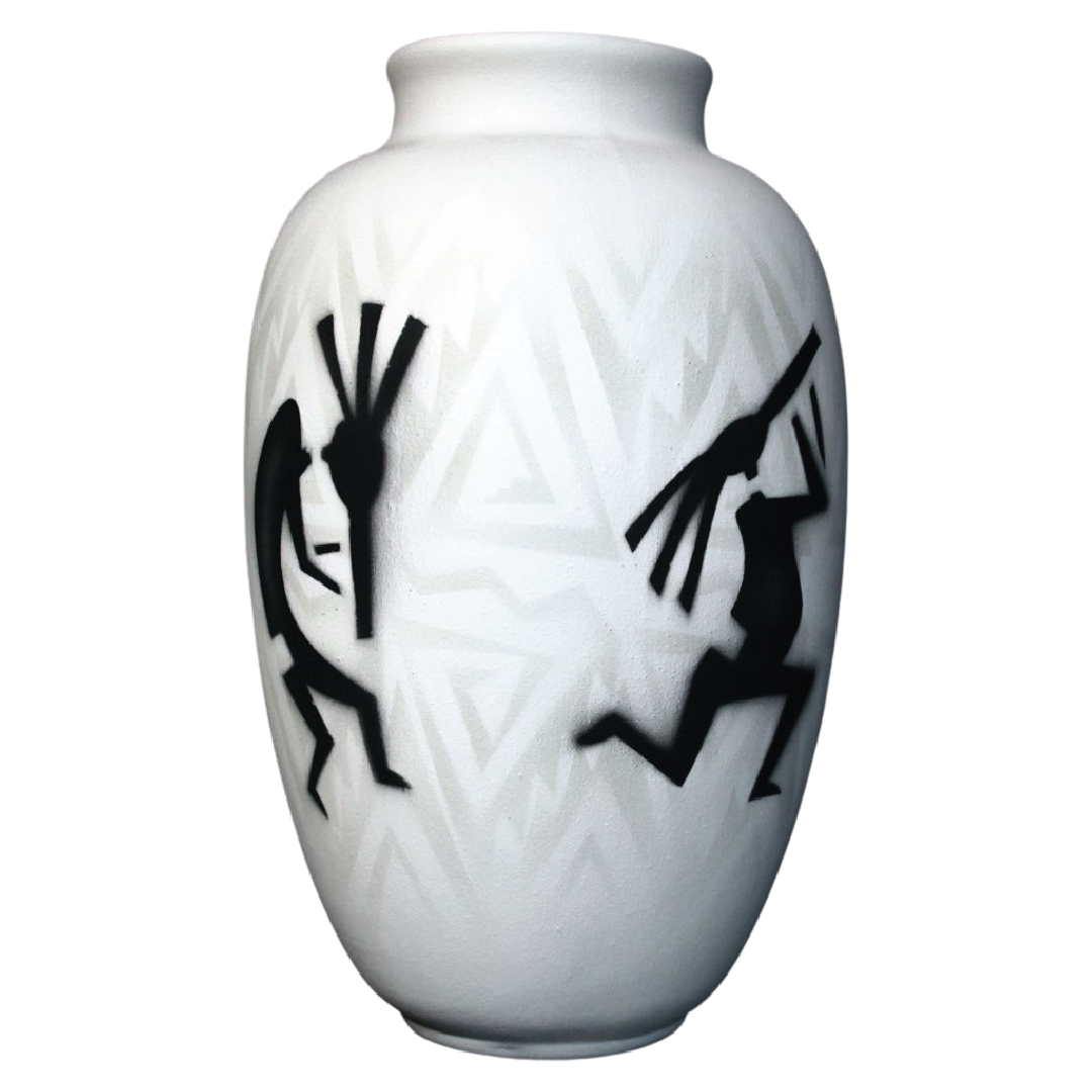 31033 Kokopelli Parade  6 x 10 Ginger Jar