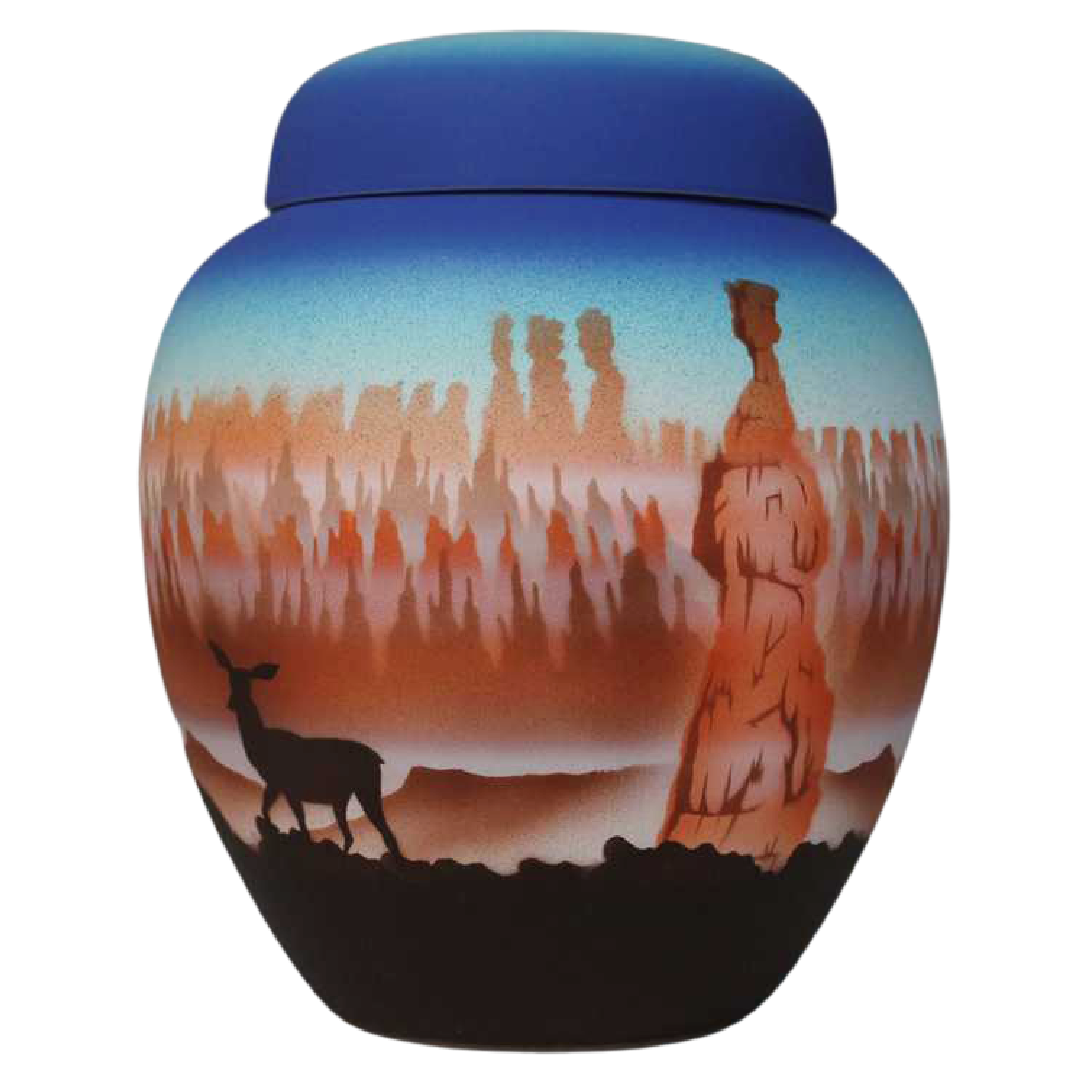 BC090 Bryce Canyon 6 1/2 x 7 1/2 Jar w/Lid