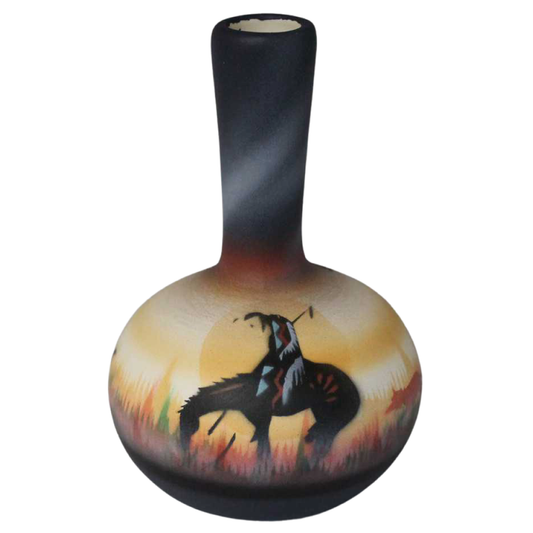 ETS3 End of the Trail 3 1/2 x 5 1/2 Ball Vase