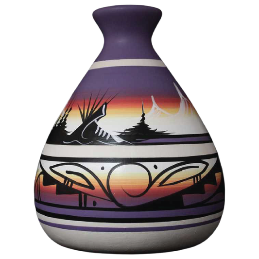 12029 Mountain Rainbow 7 x 12 Chimney Vase