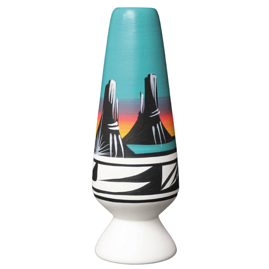 11077 Desert Rainbow 2 x 6 Bud Vase