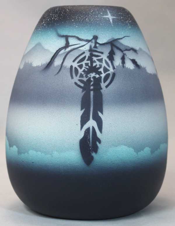 38015 Native Dream  4 x 5 1/2 Vase