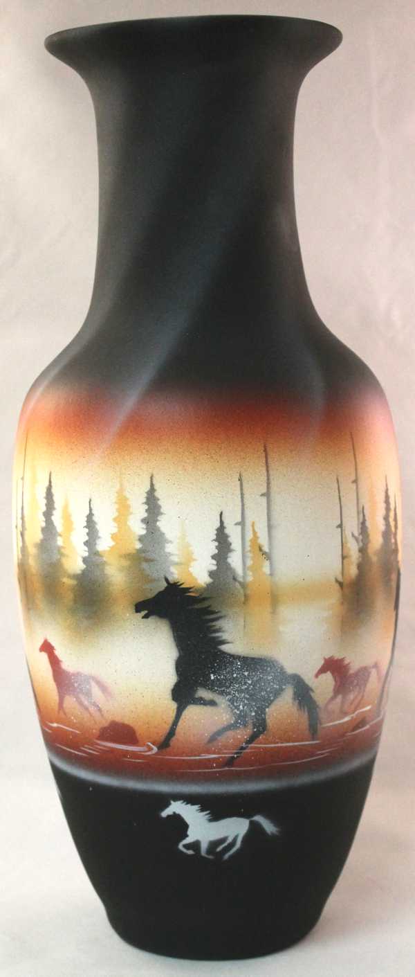 BFC3 Born Free 6 x 14 Totem Vase