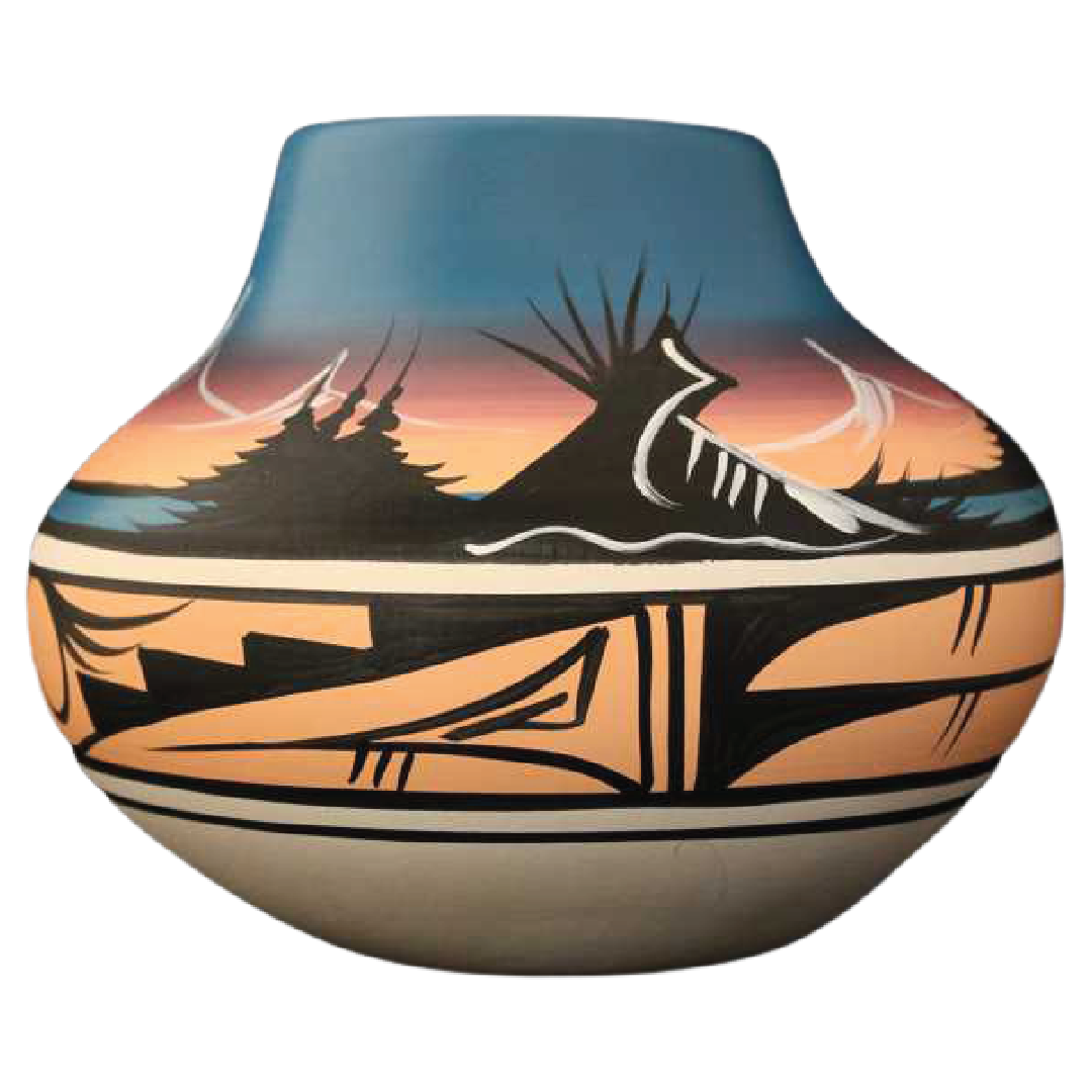 12057 Mountain Rainbow  7 1/2 x 6 Bowl