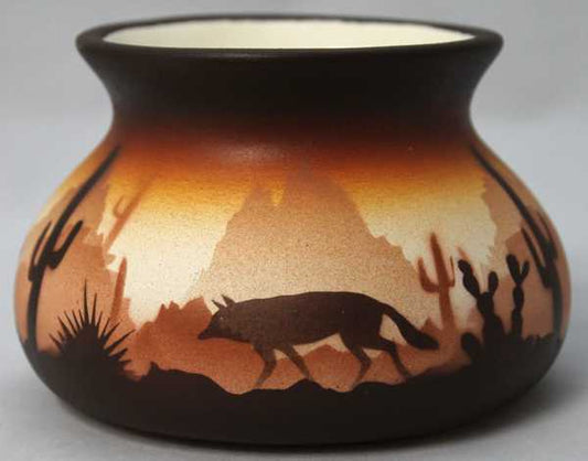46147 Brown Sonora Desert  4 1/2 x 3 Candle 2