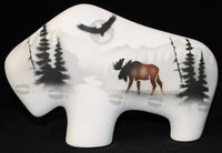 Moose Themed Pottery
