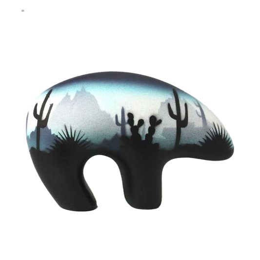 44106 Blue Sonora Desert  5 1/2 Small Bear