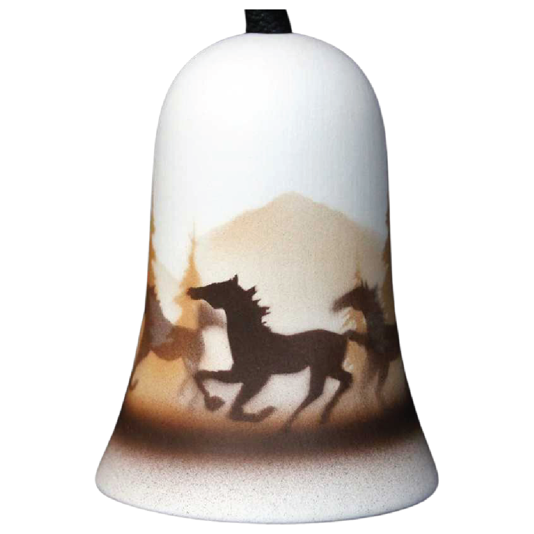 33004 Wild Horses  3 x 4 1/2 Bell