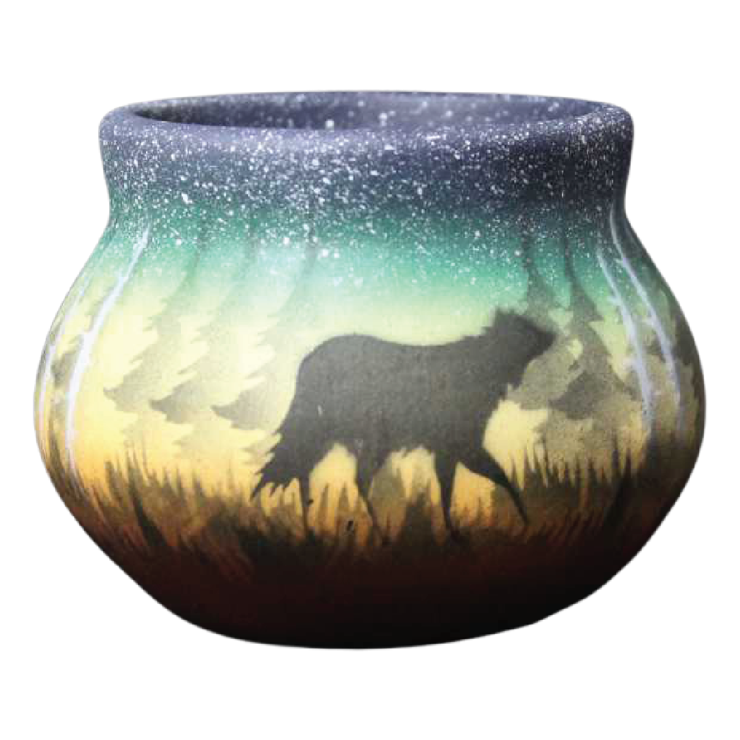 WSB3 Woodland Shadows - Wolf Mini Pot