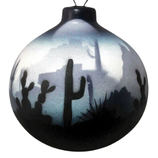 44151 Blue Sonora Desert  Ornament