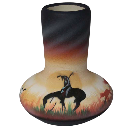 ETS4 End of the Trail 4 1/2 x 5 Bud Vase