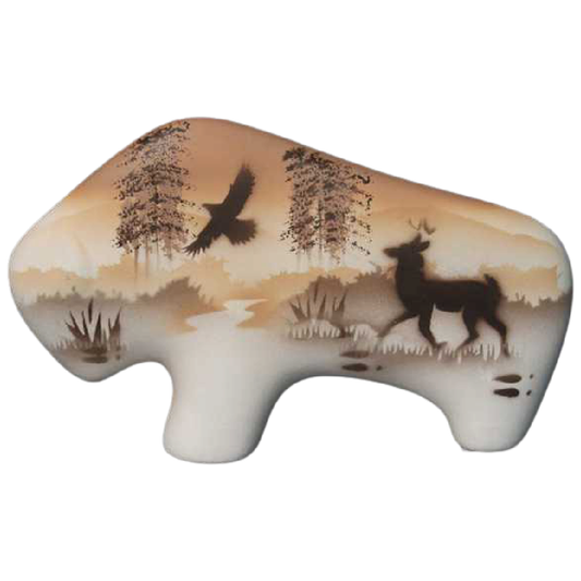 66156 Back Country Tracks Deer  6 1/2" Petite Buffalo