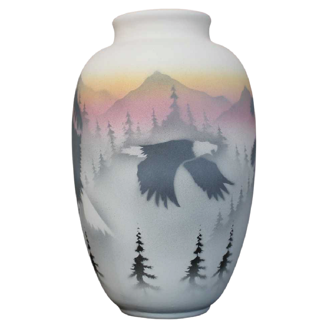 36033 Sacred Messenger  6 x 10 Ginger Jar