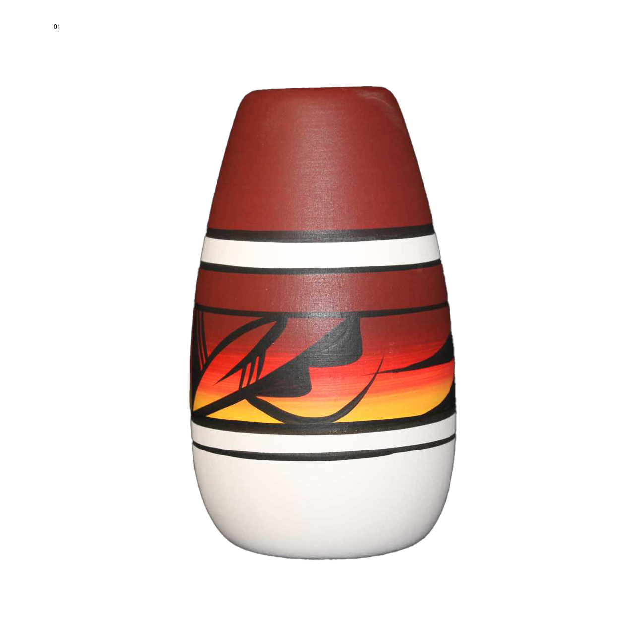 10047 Indian Rainbow 3 x 5 1/2 Inch Vase