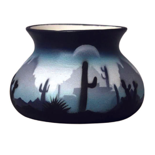 44147 Blue Sonora Desert  4 1/2 x 3 Candle 2"
