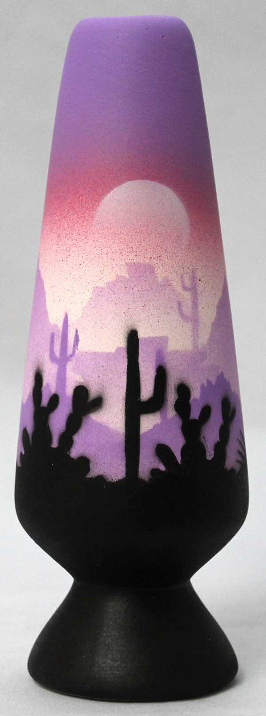45077 Purple Sonora Desert  2 x 6 Bud Vase