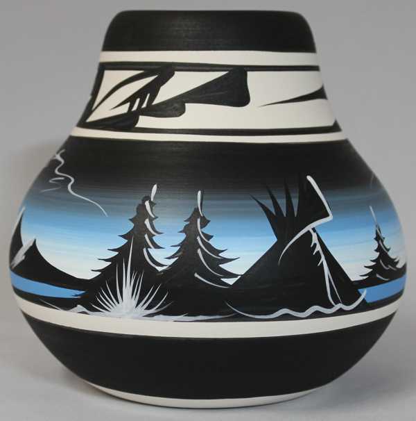 23066 Mountain Storm 5 1/2 x 5 Arch Canyon Pot