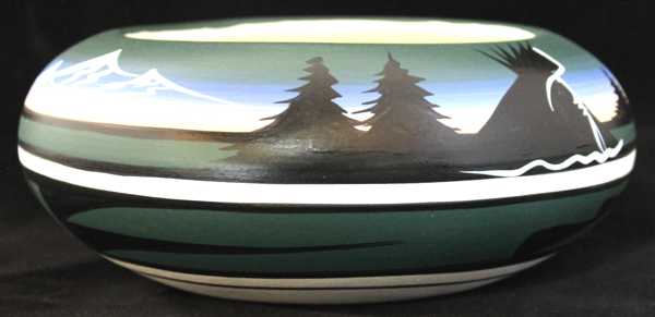 12068 Mountain Rainbow 8 x 3 1/2 Inch Bowl