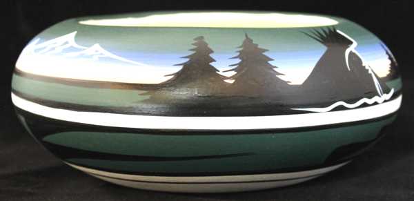 12068 Mountain Rainbow  8 x 3 1/2 Inch Bowl