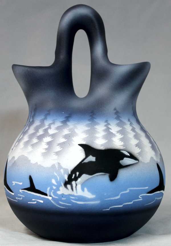 WBL7 Whaler Bay 5 1/2 x 8 Wedding Vase