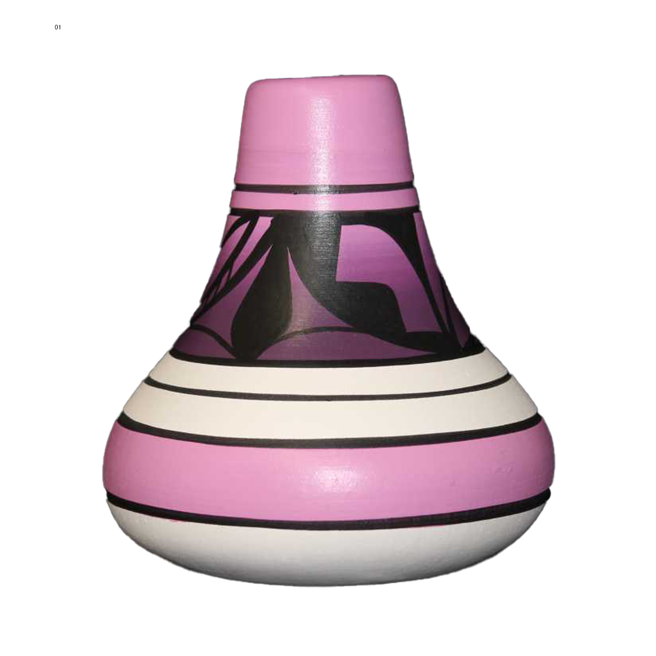 10046 Indian Rainbow 4 1/2 x 5 Inch Chimney Vase