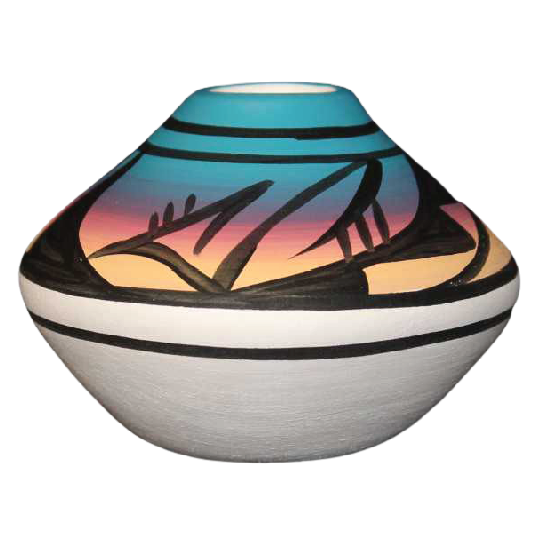 10036 Indian Rainbow 3 or smaller Mini Pot
