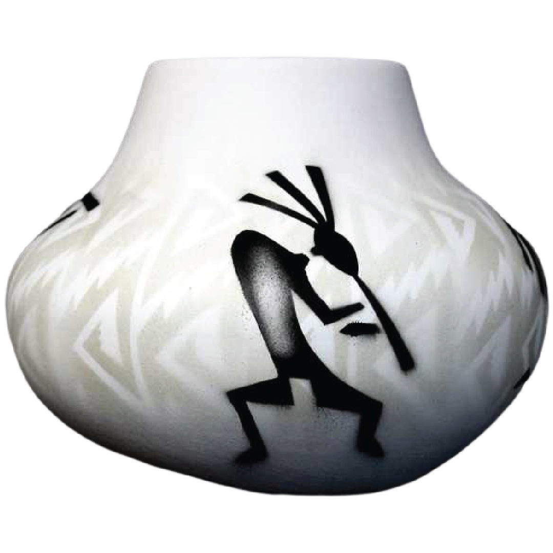 31057 Kokopelli Parade 7 1/2 x 6 Bowl
