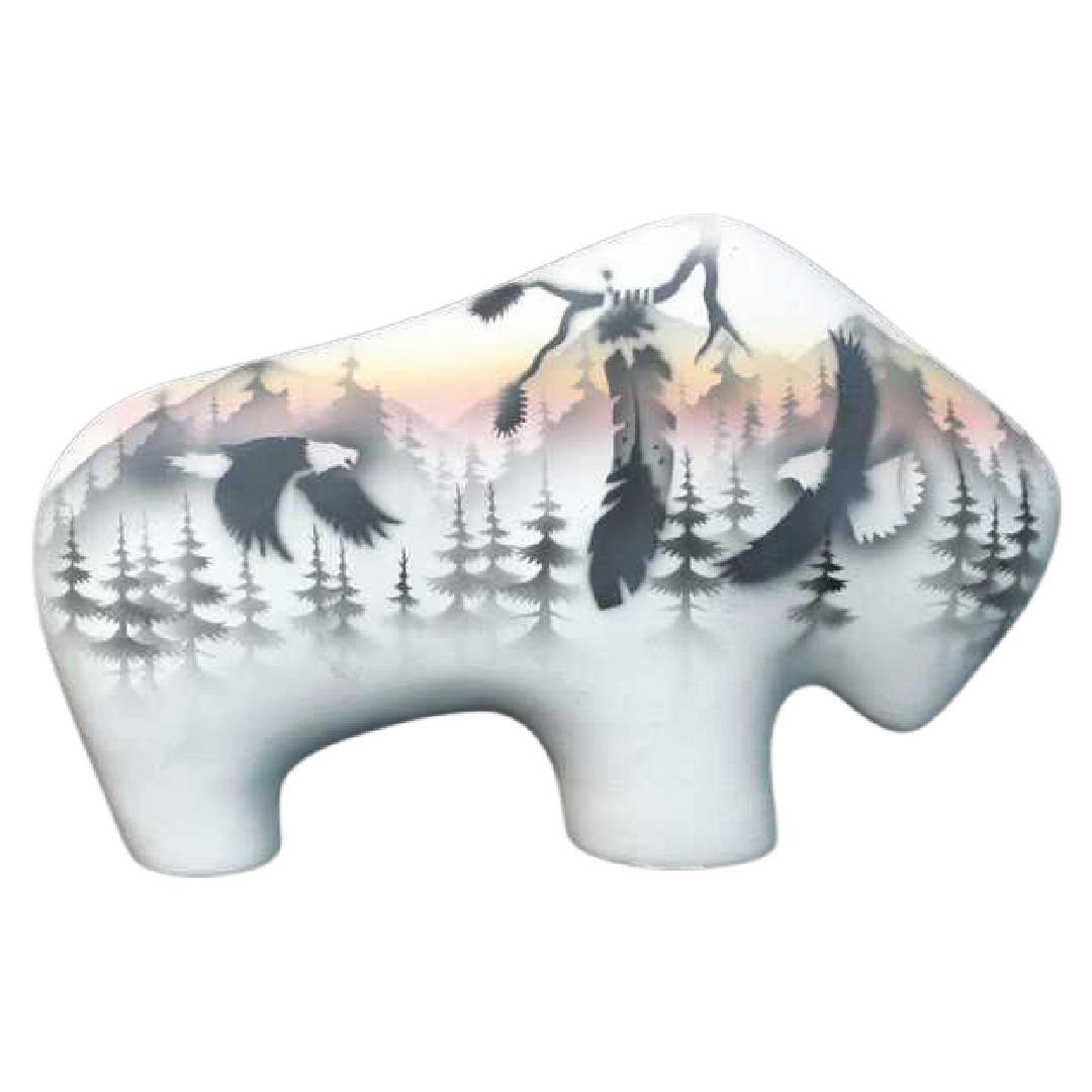 36156 Sacred Messenger 6 1/2 Petite Buffalo