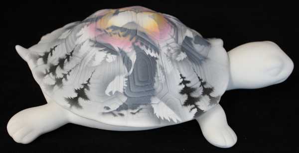 36105 Sacred Messenger  12" Turtle Box