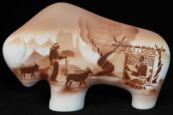 32156 Navajo Lifestyles 6 1/2 Petite Buffalo