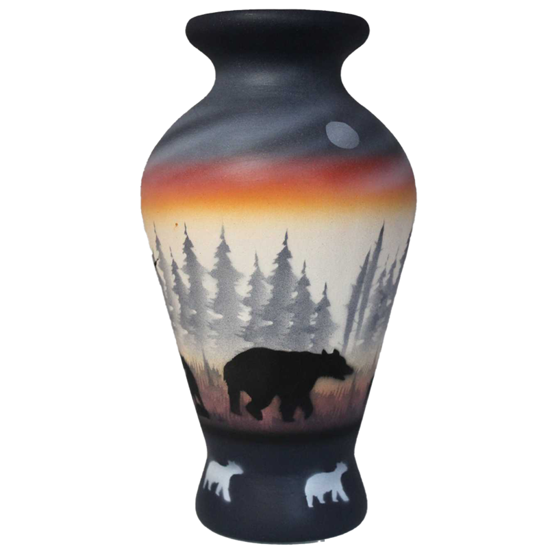 BVE4 Bear Valley 5 1/2 x 10 Flower Vase