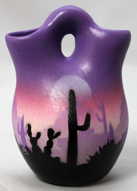 45057 Purple Sonora Desert  7 1/2 x 6 Bowl