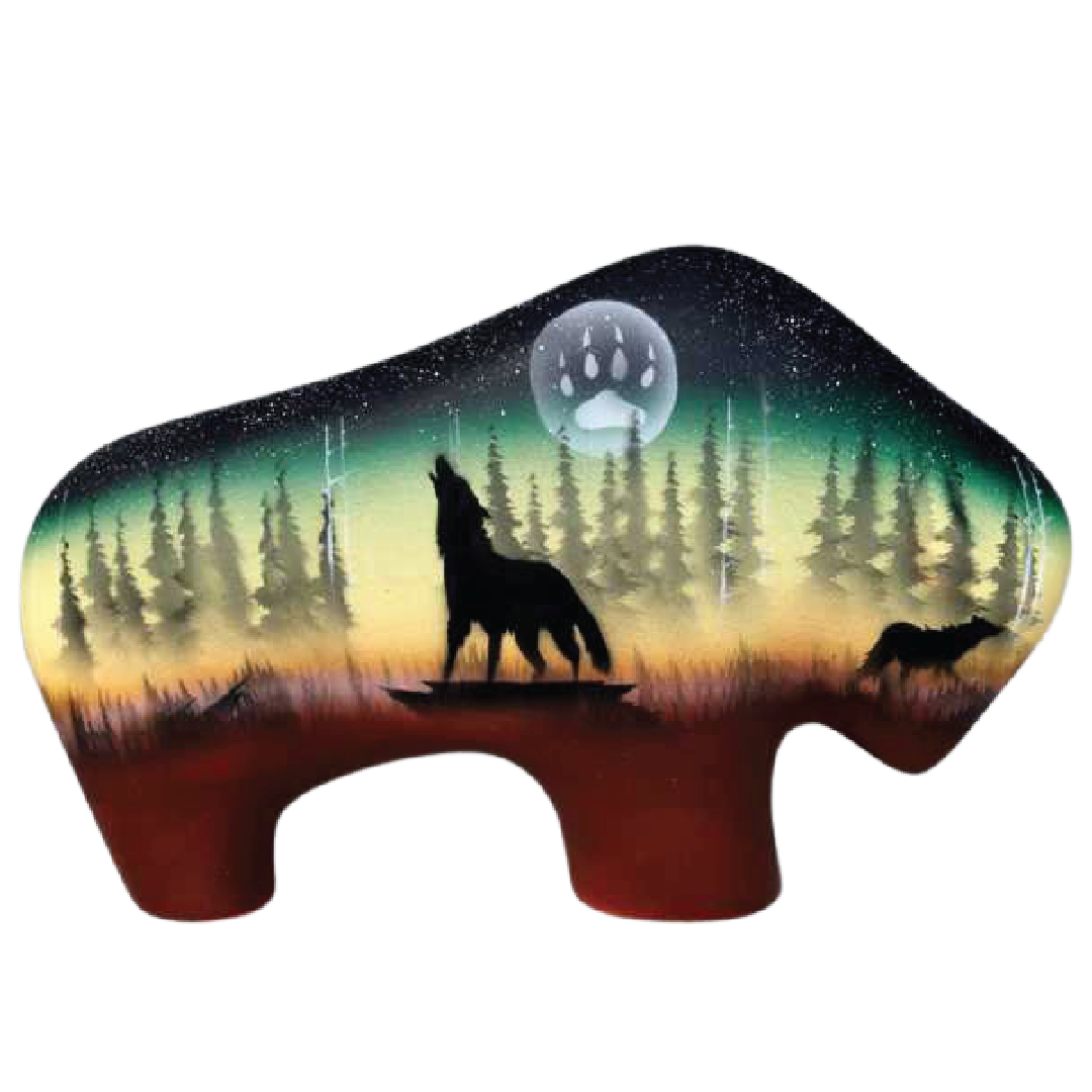 WSBB Woodland Shadows - Wolf 12" Big Buffalo