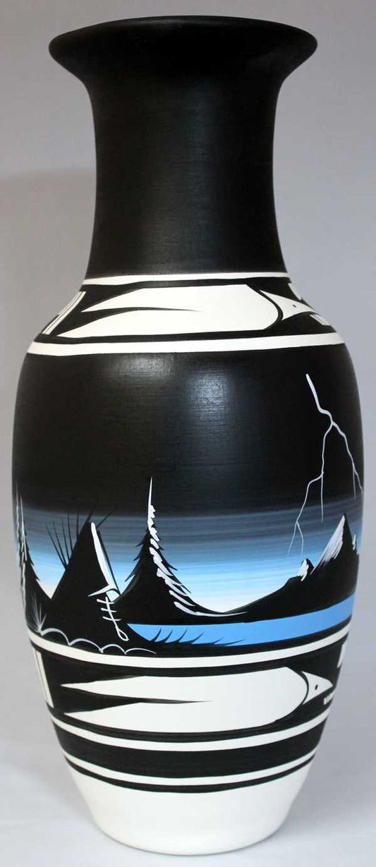 23080 Mountain Storm 6 x 14 Totem Vase