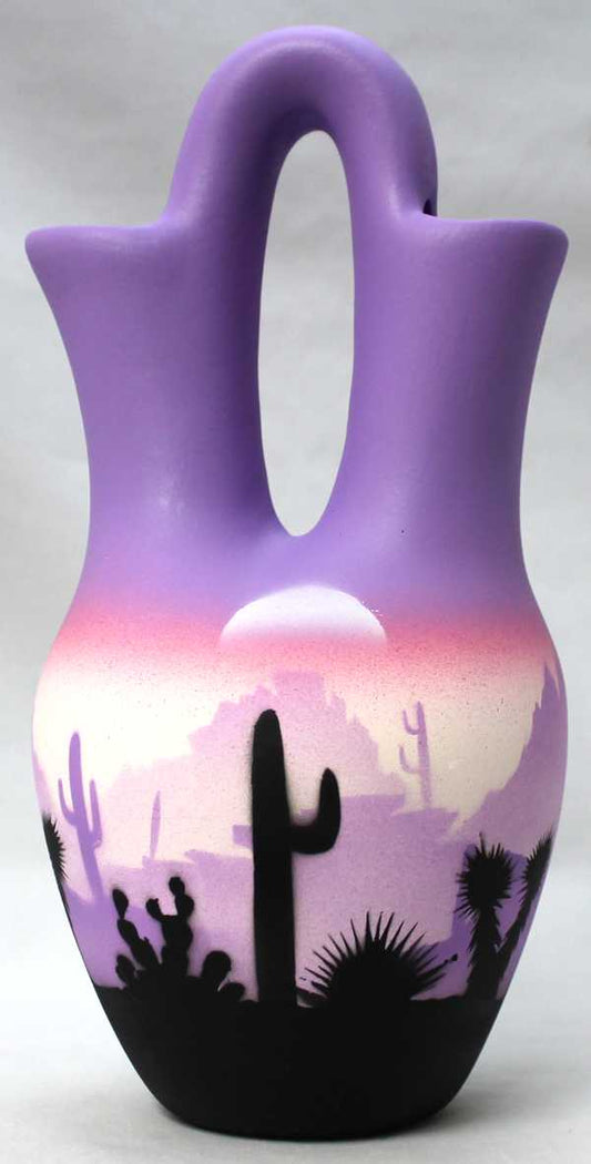 45018 Purple Sonora Desert  5 1/2 x 10 1/2 Wedding Vase