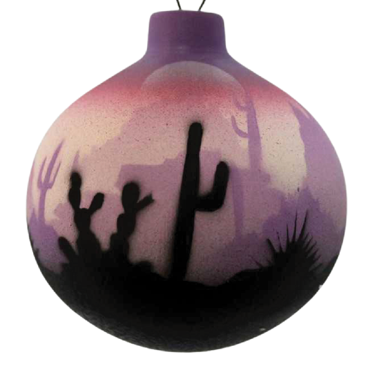 45151 Purple Sonora Desert  Ornament