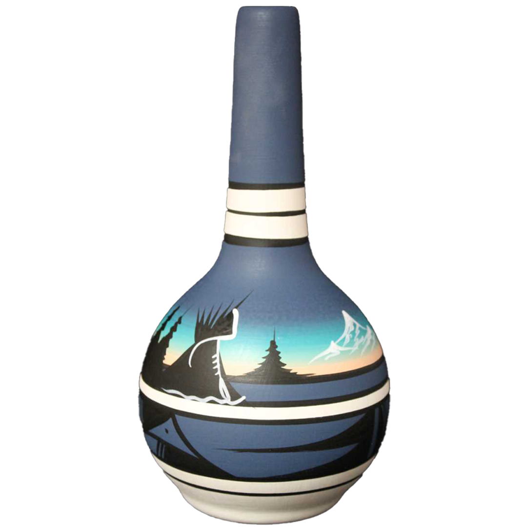 12081 Mountain Rainbow 7 x 12 Chimney Vase