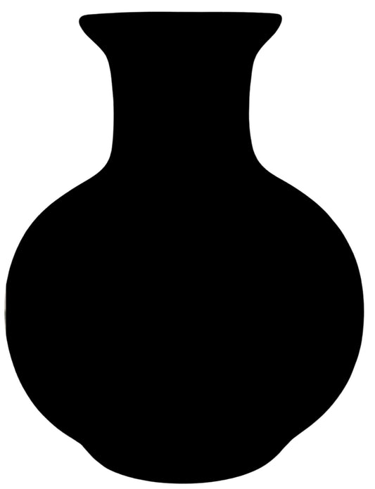 HLL1 Hidden Lake 5 1/2 x 7 1/2 Flower Vase