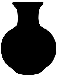HLL1 Hidden Lake 5 1/2 x 7 1/2 Flower Vase