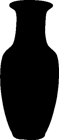 HLC3 Hidden Lake 6 x 14 Totem Vase