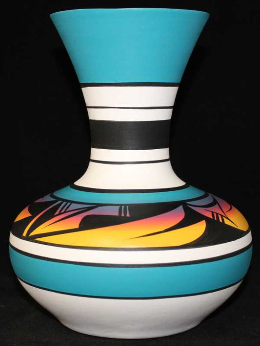 10001 Indian Rainbow  7 x 9 Inch Vase