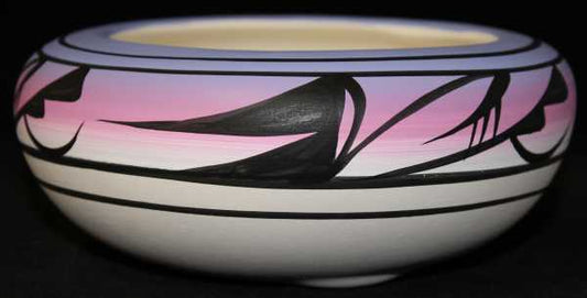 10008 Indian Rainbow  6 x 2 1/2 Inch Candy Dish