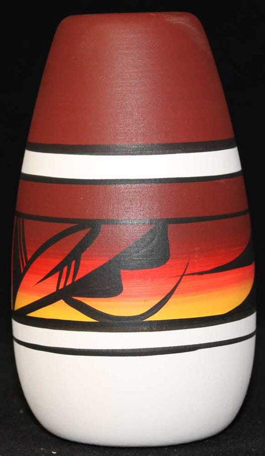 10047 Indian Rainbow  3 x 5 1/2 Inch Vase