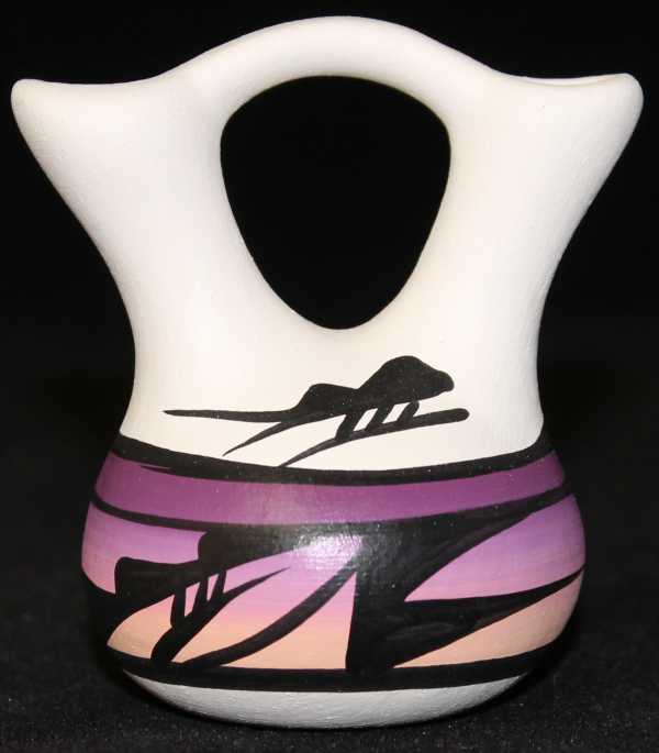 10054 Indian Rainbow  2 3/4 x 3 Inch Wedding Vase