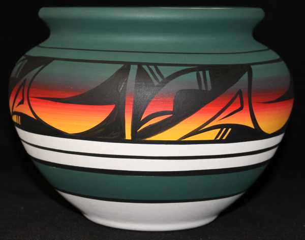 10062 Indian Rainbow  7 1/2 x 5 1/2 Inch Bowl