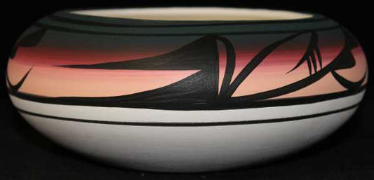 10068 Indian Rainbow  8 x 3 1/2 Inch Bowl