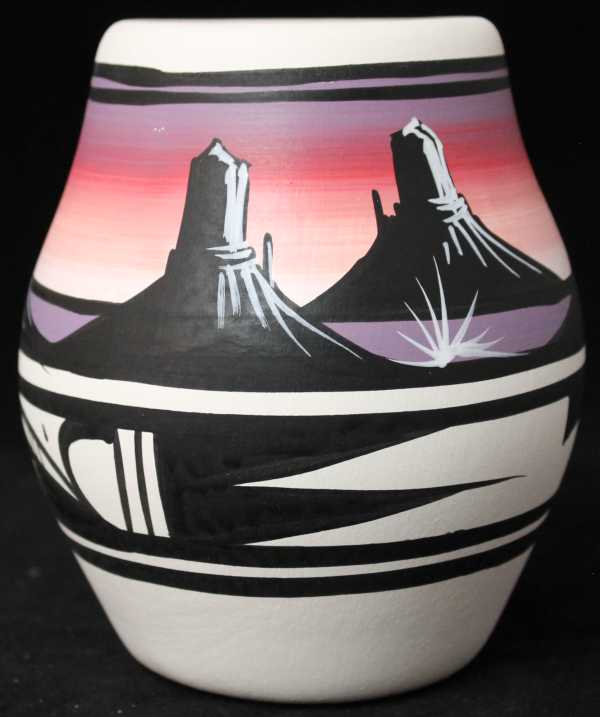 11021 Desert Rainbow 4 1/2 x 5 1/2 Vase