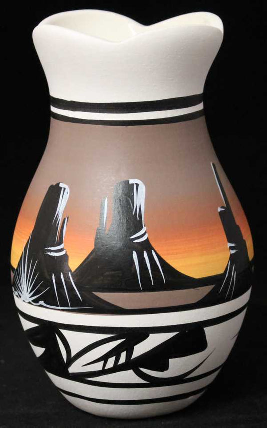 11039 Desert Rainbow 3 1/2 x 6 1/2 Petal Vase