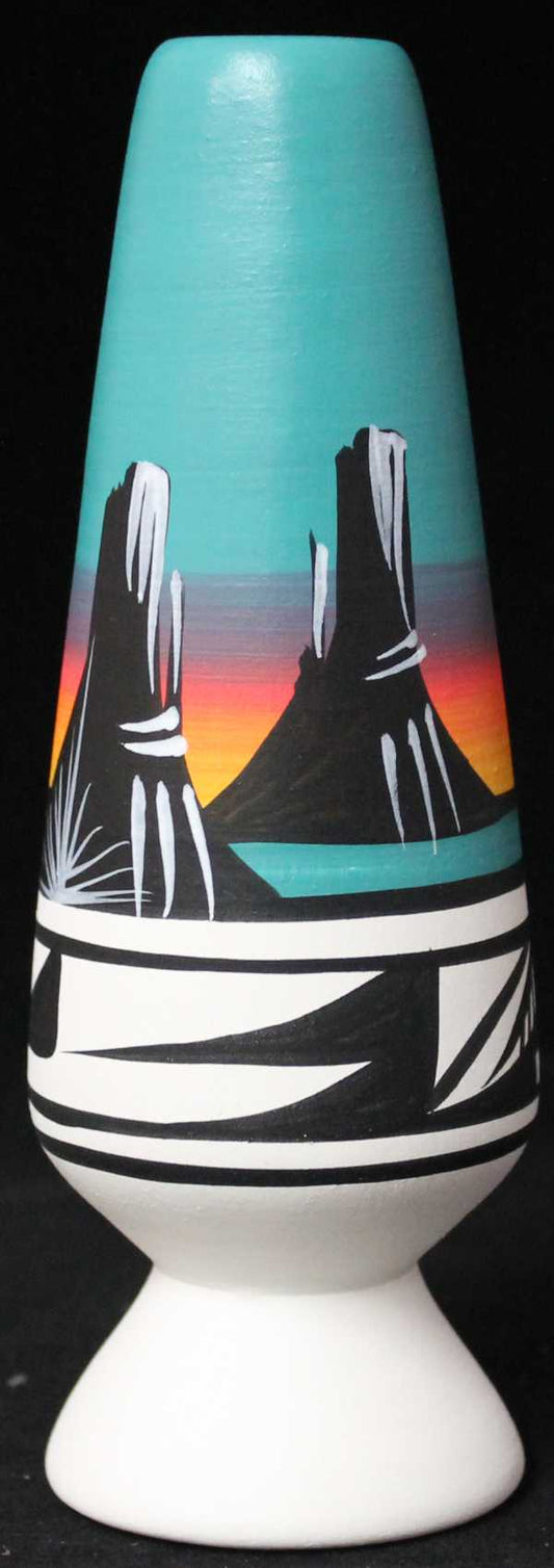 11077 Desert Rainbow 2 x 6 Bud Vase