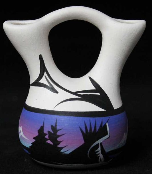 12054 Mountain Rainbow  2 3/4 x 3 Inch Wedding Vase